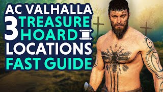 ALL 3 Treasure Hoard Map Locations - Assassin's Creed Siege of Paris (AC Valhalla Siege of Paris) Details