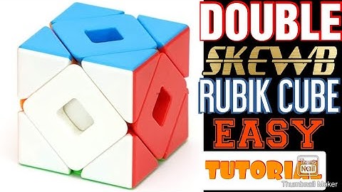 Double Skewb Rubik Cube Tutorial