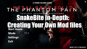 SnakeBite In-Depth: Creating SnakeBite Files for Your Mods