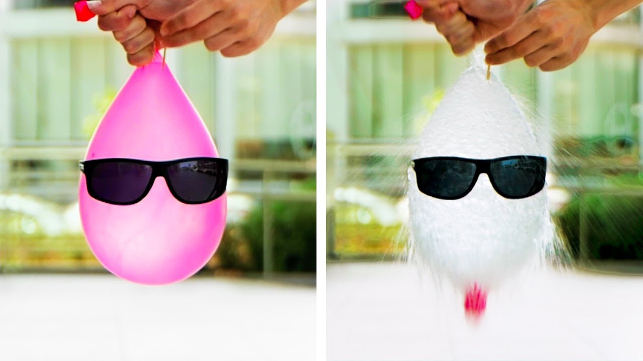 29 CRAZY WATER AND BALLOON EXPERIMENTS YOU CAN REPEAT AT HOME