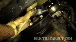 How To Replace A Serpentine Belt - Ericthecarguy