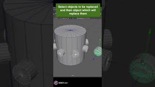 How to replace objects in Maya #shorts screenshot 5