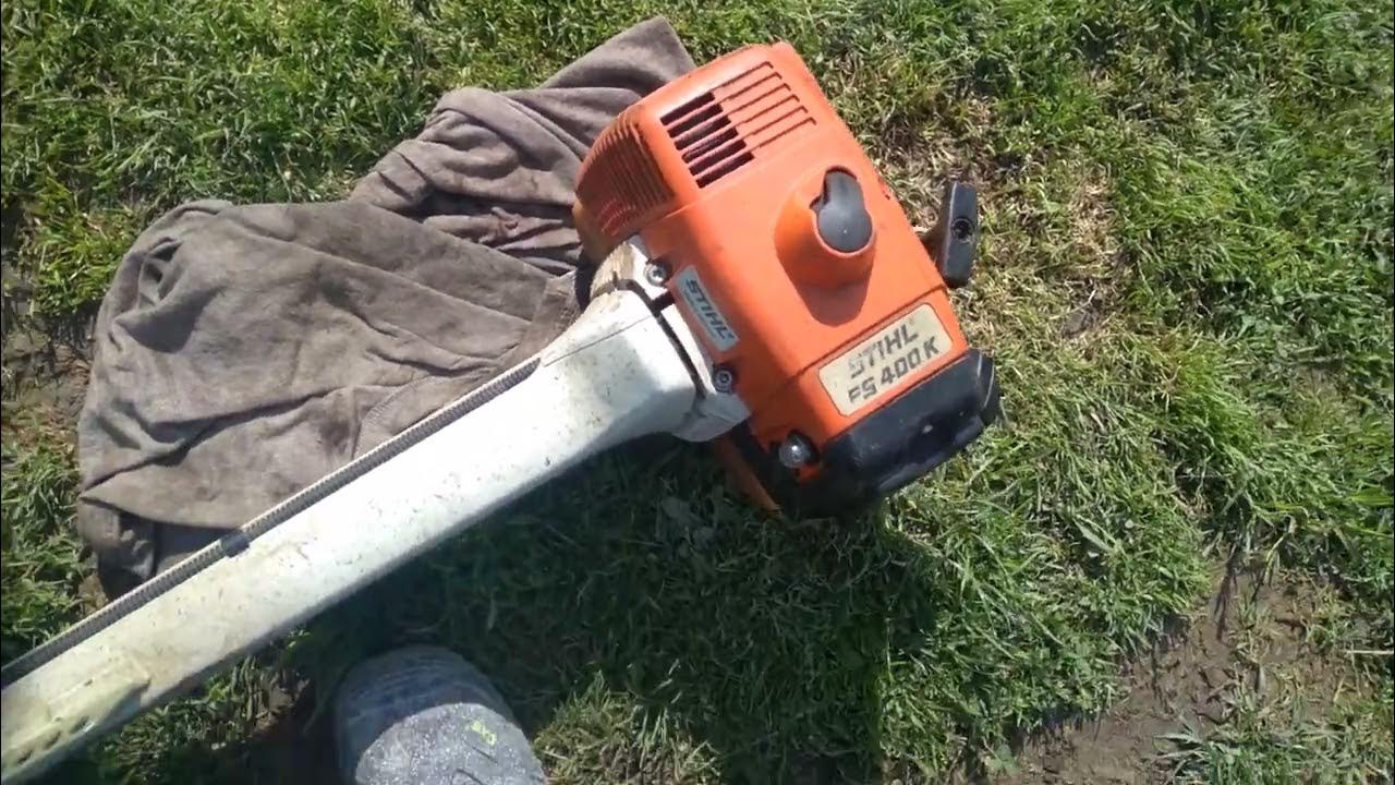 stihl fs 400K a stihl fs 350 - YouTube