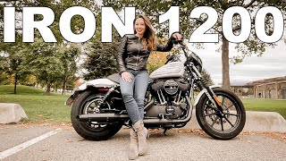 2021 Harley Davidson Iron 1200 Sportster Test Ride | Best Beginner Bike? screenshot 5