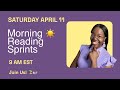 Cozy Saturday Morning☀️Reading Sprints ☕️ Saturday at the Purple Library (Faith & Fiction)📚