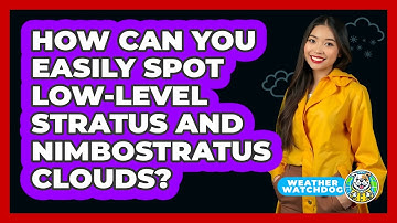 How Can You Easily Spot Low-level Stratus And Nimbostratus Clouds? - Weather Watchdog