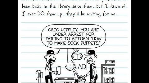 Diary of a Wimpy Kid Continuity Error: The Library