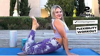 Gymnastics-girl stretching new | Flexibility workout for beginners