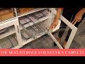 Install pull-out drawers to transform cabinets Install pull-out drawers to transform cabinets