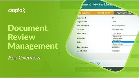 Document Review Software Overview