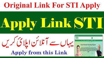 Online Apply Link For STI Jobs 2025 | School Teaching STI Jobs 2025 | STI Jobs Online Apply 2025