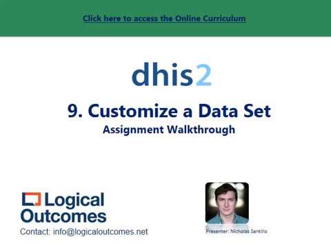 Assignment Walkthrough: 9. Customize a Data Set