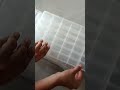 Unwraping 2 pcs combo Multipurpose 36 compartment Grid Storage Box