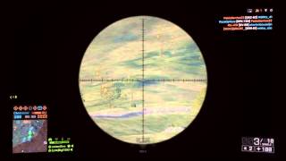 Battlefield 4 - 1500m Collateral Headshot!!!
