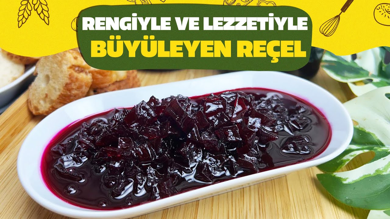 EV YAPIMI PANCAR REÇELİ 💜 BU REÇEL RENGİYLE BÜYÜLÜYOR! 