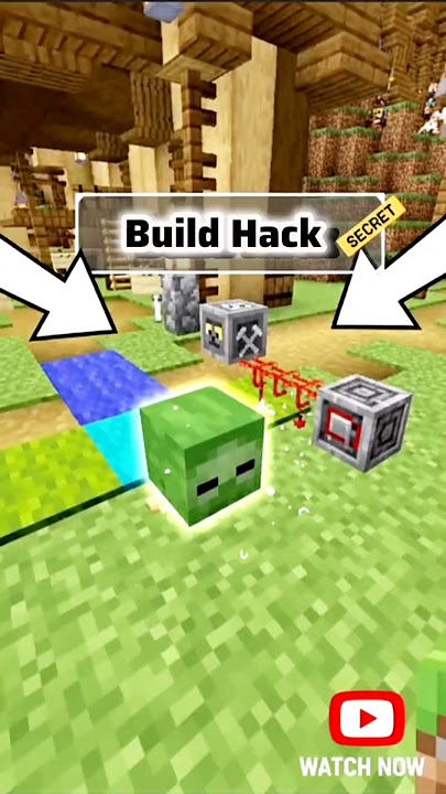 Minecraft build hacks 😍 #minecraft #shorts