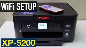 Epson XP-5200 WiFi Setup.