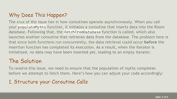 Resolving the undefined iterator value issue in Kotlin Coroutines
