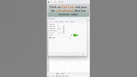 How to Use a Spin Button in Excel