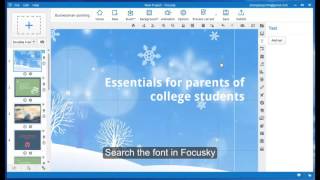 Focusky Tutorial: Import font to Focusky for amazing font use