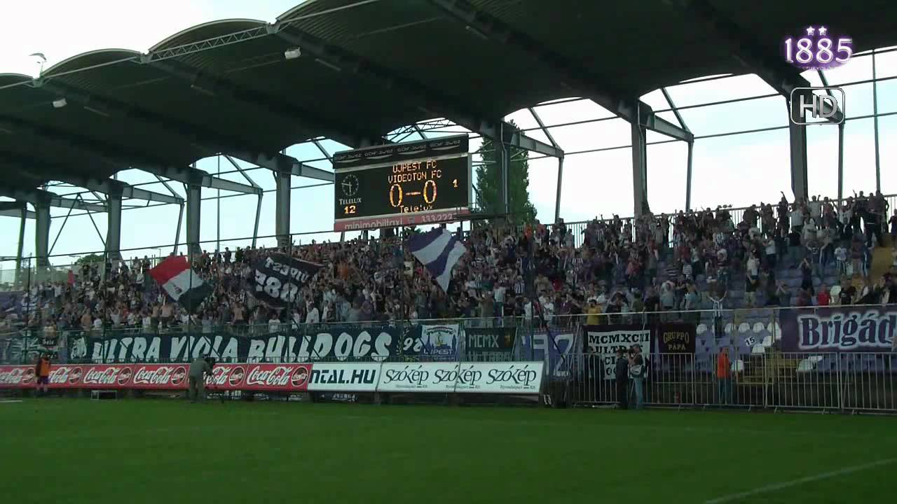 Újpest FC-Videoton 1-0 szurkolói videó (HD)
