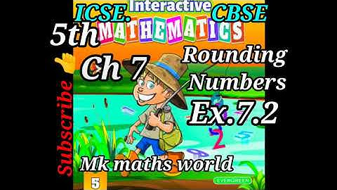 Class 5th Maths solutions Ch 7 Rounding Numbers Ex7.2 ICSE/ CBSE/ NCERT BOARD 👍 Subscribe 👍