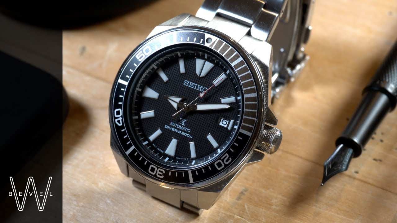 Seiko Samurai Watch Review - The Shadow Samurai! - YouTube