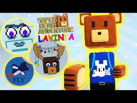 Super Bear Adventure Где спрятаны Стикеры в Снежной Долине! Обновление Супер Беар Адвенчер!