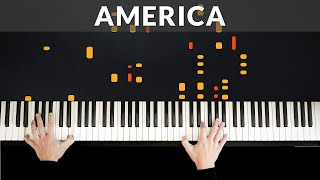 West Side Story - America Leonard Bernstein Tutorial Of My Piano Cover
