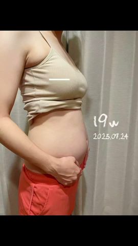 【妊娠】お腹の變化 #shorts #妊娠 #出産 #お腹