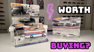 Unboxingreview Brumos Porsche 959 & 1997 Mercedes Clk-Gtr Hot Wheels Team Transport Bmw 2-Pack