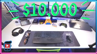 I spent OVER $10,000 on my Home Office Gaming Desk 🤯!!!