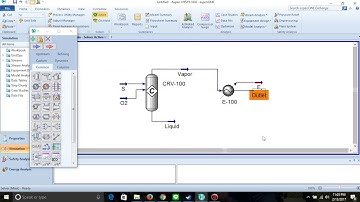 Mass Balance and Energy Balance in Flowsheet