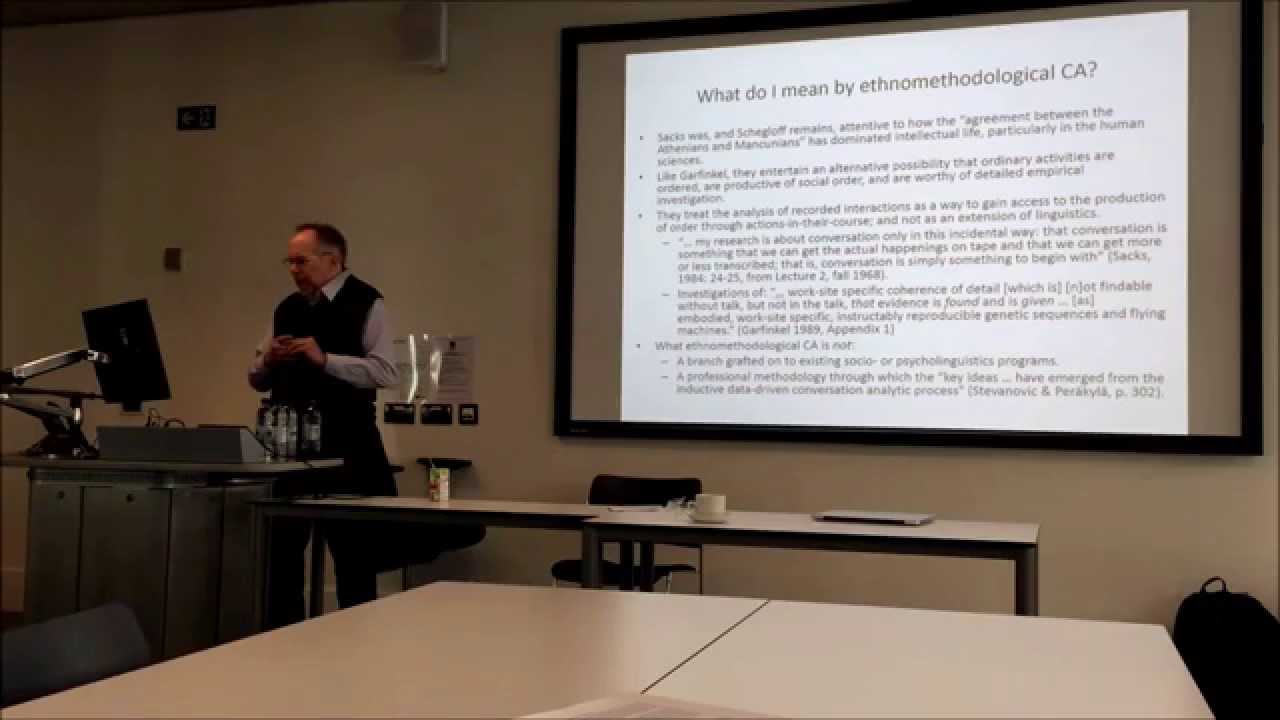 Mike Lynch - Epistemics: Empiricised Philosophy in Ethnomethodology/Conversation Analysis