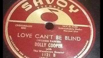DOLLY COOPER & GROUP (WANDERERS) - YOU GOTTA BE GOOD TO YOURSELF - SAVOY 1121 - 1953