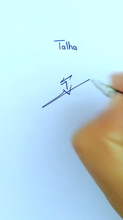 Ultimate Guide to Perfecting Your Talha Signature #sign #signature