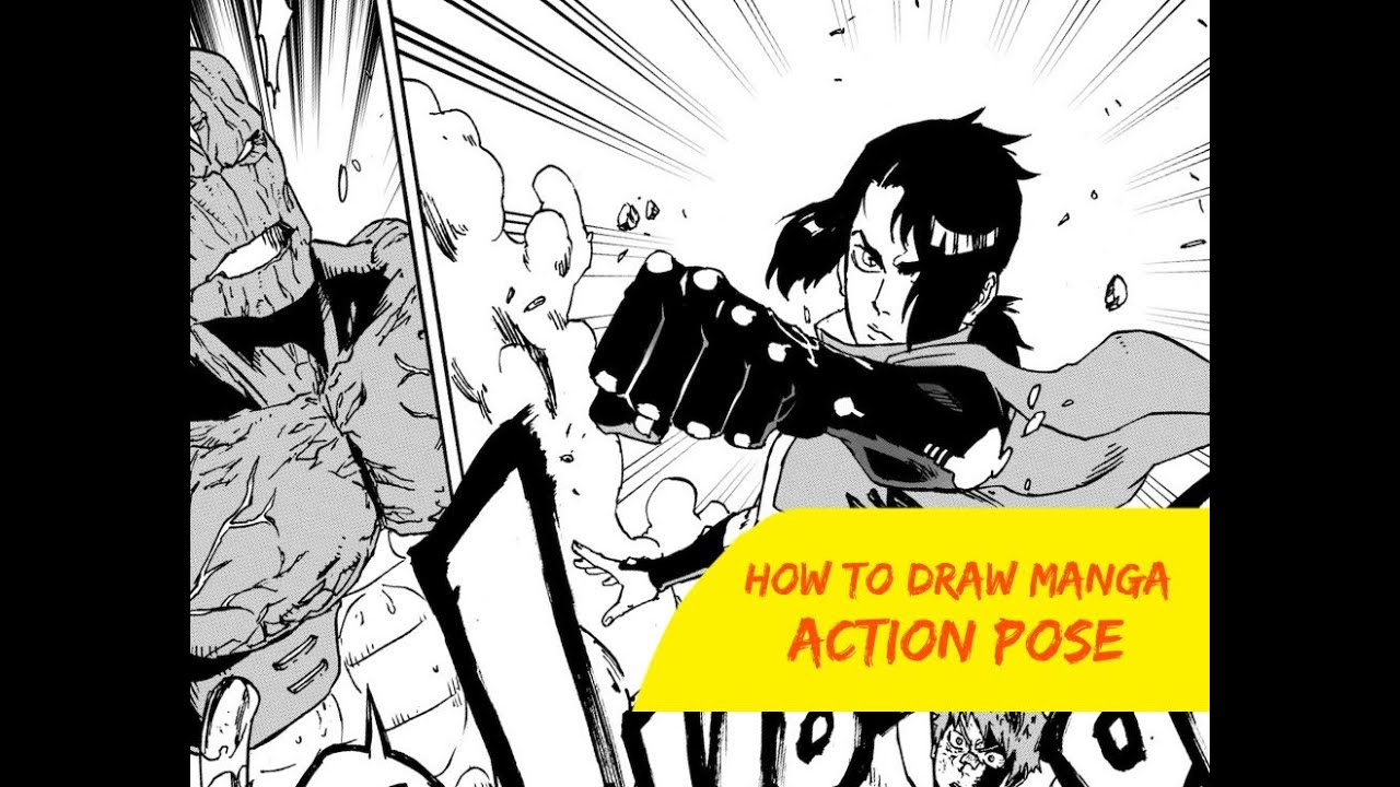 How To Draw Manga Action Pose Youtube