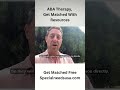 Get Matched With Resources | Special Needs Care Network #abatherapy
