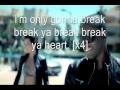 Taio Cruz feat. Ludacris - Break your heart (Lyrics on Screen) HQ