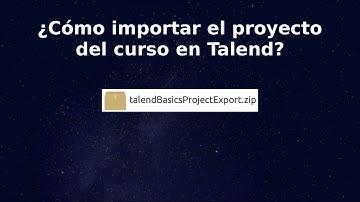 ¿Cómo puedo importar un proyecto en Talend Open Studio? - integración, ETL, almacén de datos