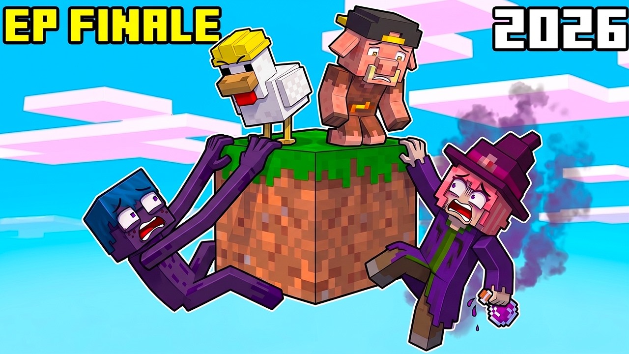 La FINE della ONE BLOCK con i MOSTRI! - Minecraft