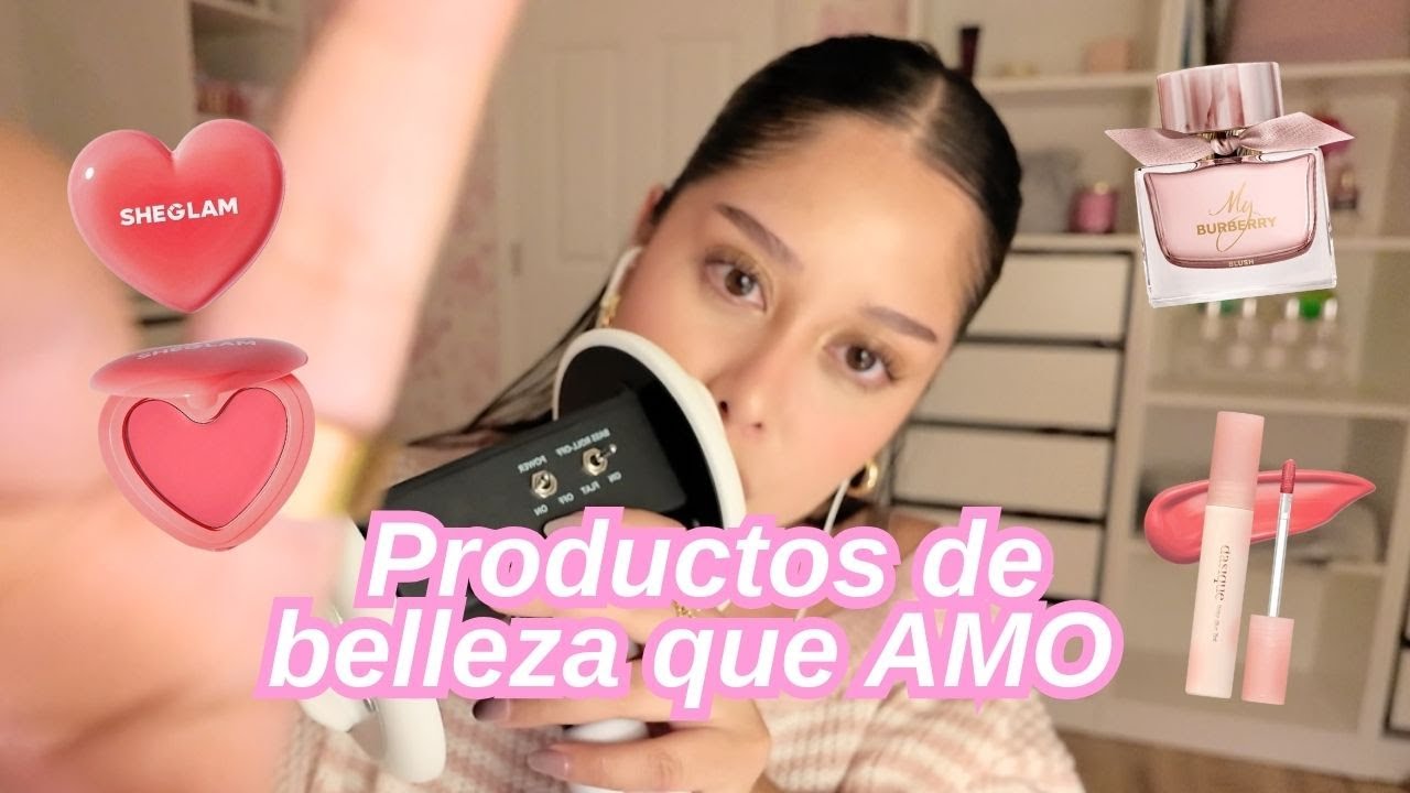 ASMR | ♥ Relájate Mientras Te Muestro Mis Productos de Belleza (3Dio mic)