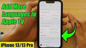 iPhone 13/13 Pro: How to Add More Languages to Apple TV