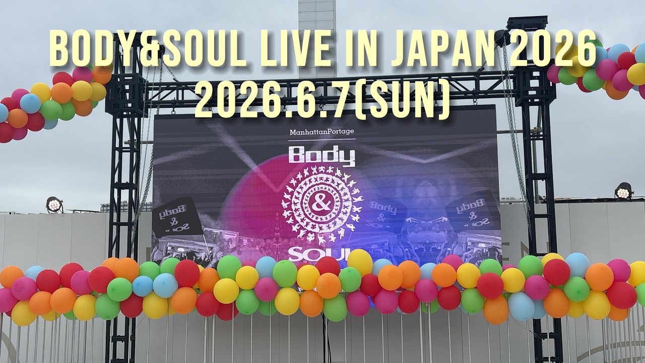 2026.6.7(sun) 雨のBody&Soul Live In Japan 2026 - YouTube
