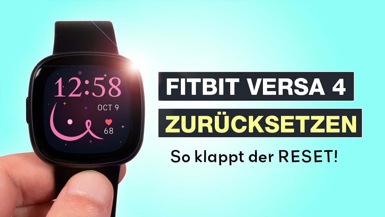 Mi Fit Band 3 Auf Werkseinstellung Zurücksetzen Fitbit Versa 4 Reset - Fitness Smartwatch auf Werkseinstellung