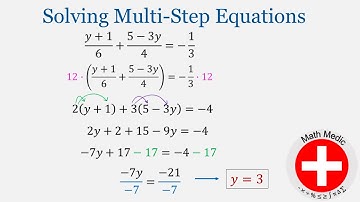 Solving Multi-Step Equations Round 2 (Intro Algebra Unit 3: #14)