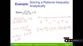 MAC 1140 Rational Inequalities