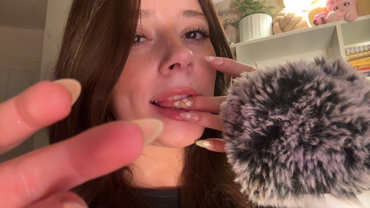 ASMR SLOW SPIT PAINTING ( intense mouth sounds)