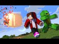 Maizen  stop the moon from colliding  minecraft animation jj  mikey