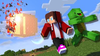 MAIZEN : Stop the Moon from Colliding - Minecraft Animation JJ & Mikey